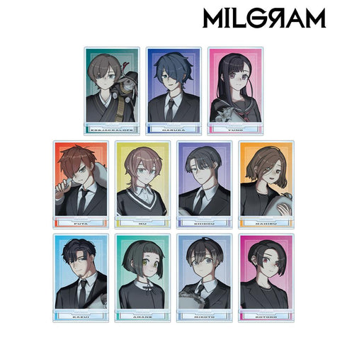 『MILGRAM -ミルグラム-』描き下ろし 4th Anniversary ver. トレーディングアクリルスタンド(単位/BOX)【202601再販】