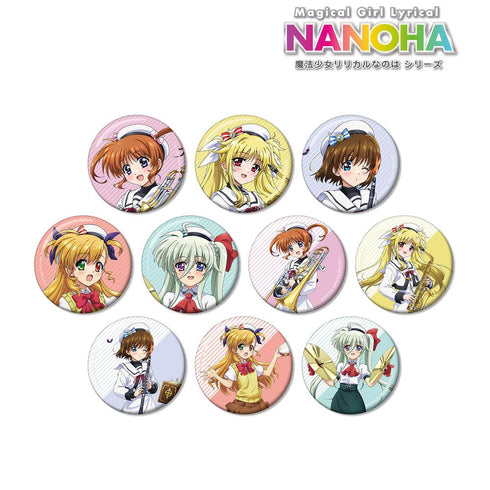 『魔法少女リリカルなのはシリーズ』描き下ろし 吹奏楽ver. トレーディング缶バッジ(単位/BOX)【202506再販】
