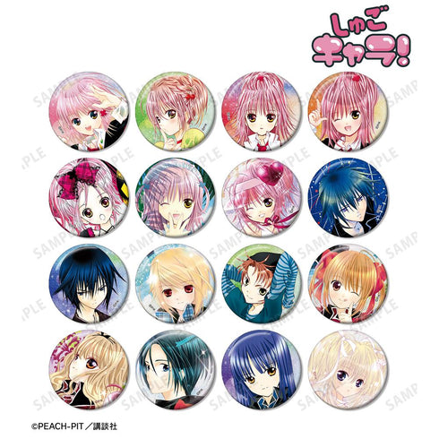 『しゅごキャラ!』トレーディングカラーイラストグリッター缶バッジ(単位/BOX)【202601再販】