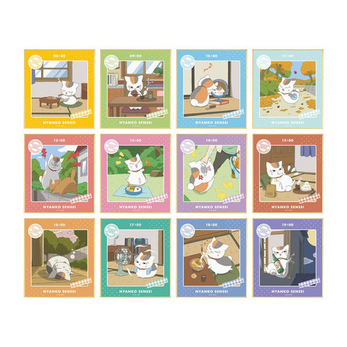 『夏目友人帳』描き下ろしイラスト ニャンコ先生の1日ver. トレーディングミニ色紙(単位/BOX)【202602再販】