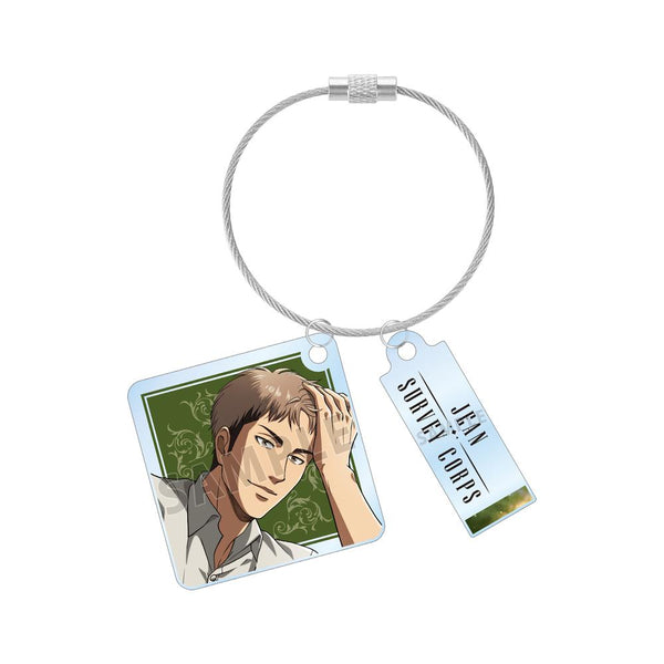 『進撃の巨人』描き下ろし ジャン リラックスver. 2連ワイヤーアクリルキーホルダー【202601再販】