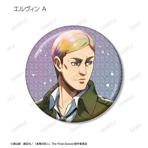 『進撃の巨人』描き下ろし 冬の歩みver. トレーディンググリッター缶バッジ(単位/BOX)【202601再販】