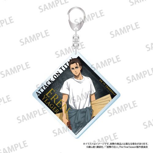 『進撃の巨人』アクリルキーホルダー エレン・イェーガー(DIY)【202512再販】