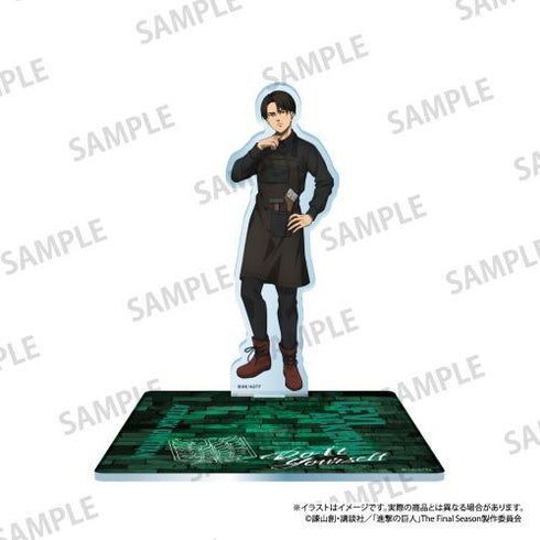 『進撃の巨人』キャラ付きアクリルコースター リヴァイ・アッカーマン(DIY)