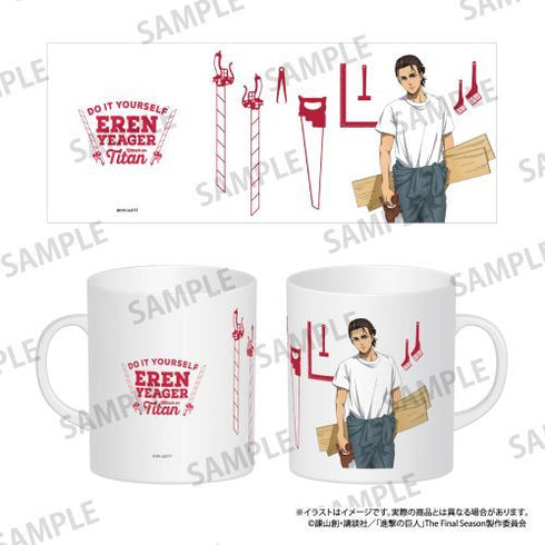 『進撃の巨人』フルカラーマグカップ エレン・イェーガー(DIY)【202512再販】