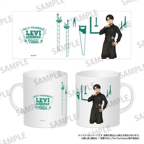 『進撃の巨人』フルカラーマグカップ リヴァイ・アッカーマン(DIY)【202512再販】