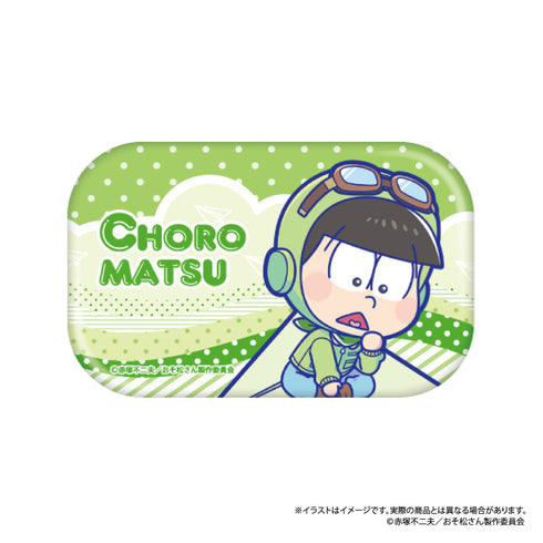 『おそ松さん』長方形缶バッジ チョロ松SD(紙ヒコーキ)