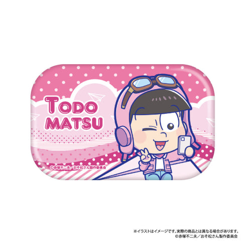 『おそ松さん』長方形缶バッジ トド松SD(紙ヒコーキ)