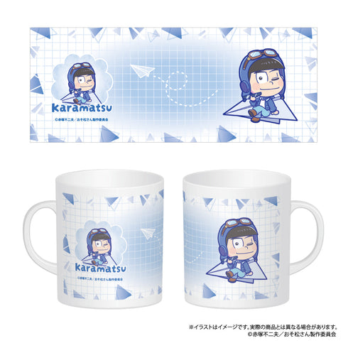 『おそ松さん』フルカラーマグカップ カラ松SD(紙ヒコーキ)