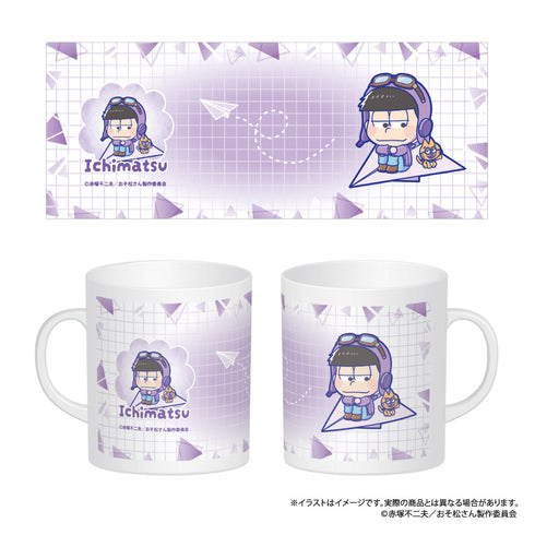 『おそ松さん』フルカラーマグカップ 一松SD(紙ヒコーキ)