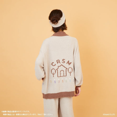 『カリスマ』ジップアップカーディガン (ユニセックス) BEG