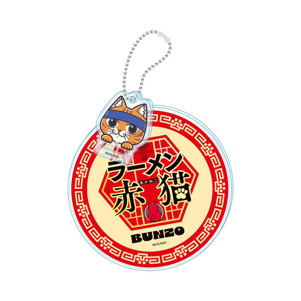 『ラーメン赤猫』アクリルヌードルストッパースタンド 文蔵