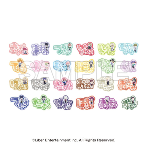 『A3!』書店コラボキャンペーン トレーディングお名前ステッカーセット(3枚入り)