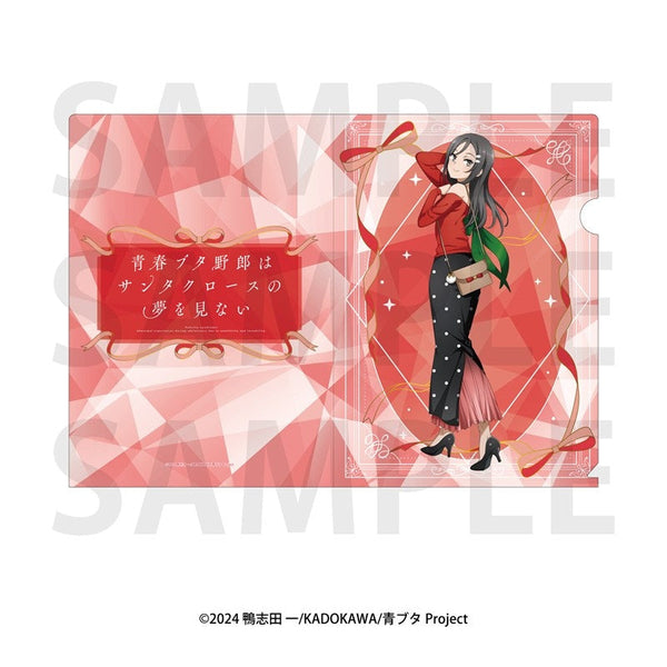 『青春ブタ野郎はサンタクロースの夢を見ない』クリアファイル ミニスカサンタ