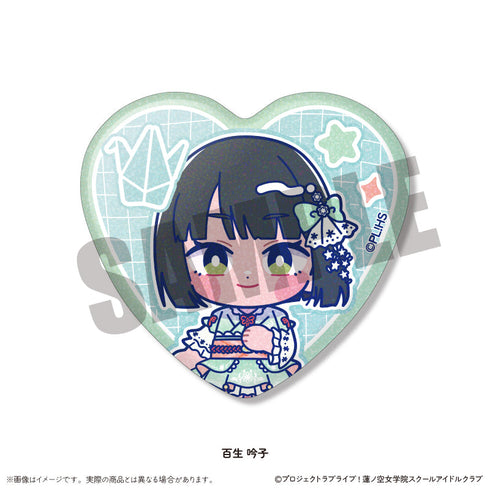 『ラブライブ!蓮ノ空女学院スクールアイドルクラブ』にゅーとろ ハート型缶バッジ【BOX】