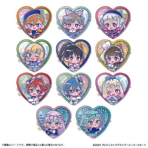『ラブライブ!スーパースター!!』第2弾 ハート型缶バッジVol.2【BOX】