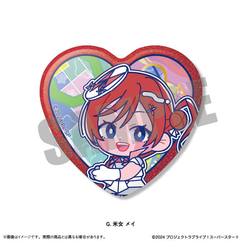 『ラブライブ!スーパースター!!』第2弾 ハート型缶バッジVol.2【BOX】