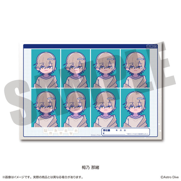 『Astro Dive』証明写真風ステッカー にゅーとろ 第1弾 D 栂乃那緒