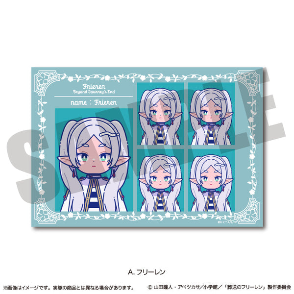 『葬送のフリーレン』証明写真風ステッカー にゅーとろ 第1弾 A フリーレン