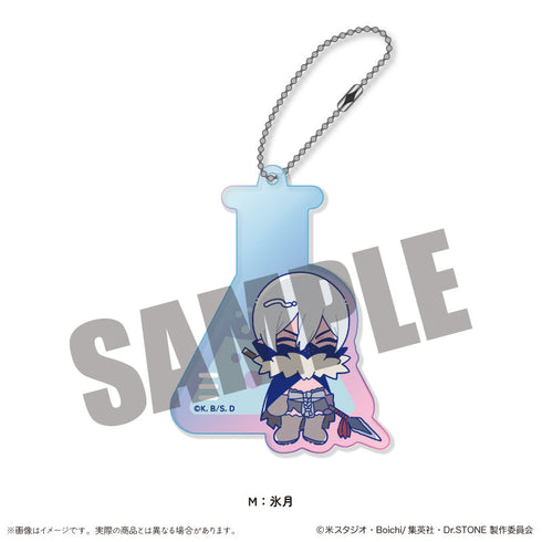 『Dr.STONE』オーロラアクリルキーホルダー にゅーとろ M 氷月