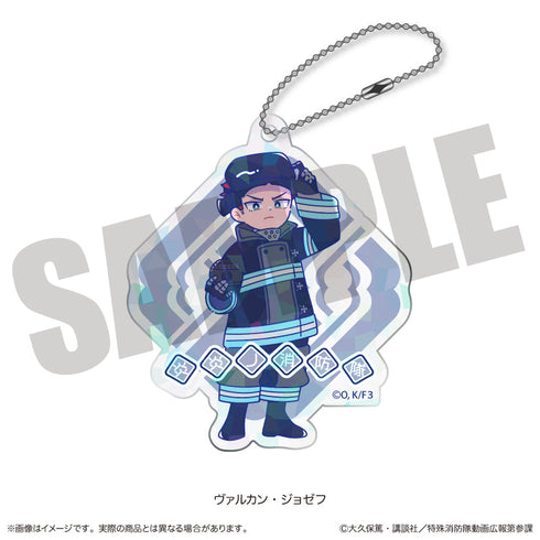 『炎炎ノ消防隊 参ノ章』にゅーとろ ホログラムアクリルキーホルダー H ヴァルカン・ジョゼフ