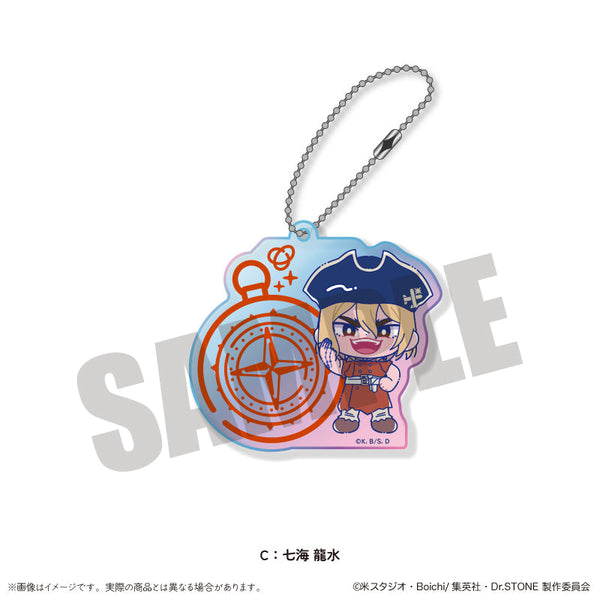 『Dr.STONE』にゅーとろ 第二弾 オーロラアクリルキーホルダー C 七海龍水