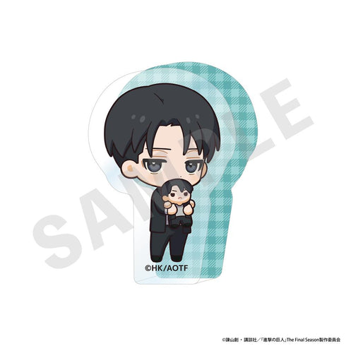 『進撃の巨人』ミニキャラだっこシリーズ ミニダイカットアクリルブロック(リヴァイ)