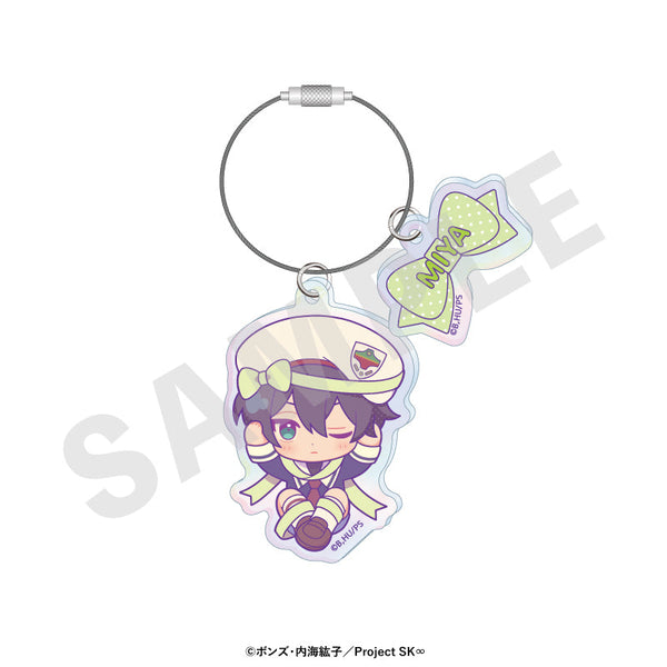 『SK∞ エスケーエイト』ミニキャラリボンシリーズ オーロラアクリルキーホルダー(実也)