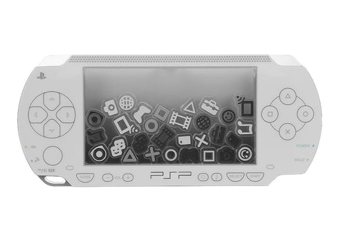 『PlayStation(TM)』PSP(TM) (Portable)のシャカシャカアクリルスタンド 白Ver.