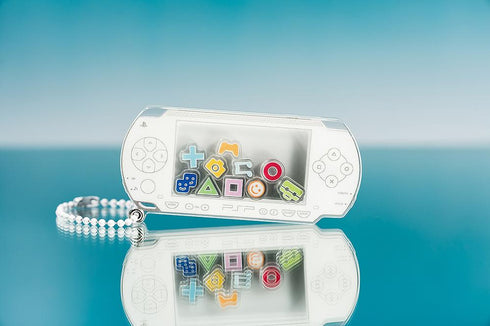『PlayStation(TM)』PSP(TM) (Portable)のシャカシャカアクリルキーホルダー 白Ver.