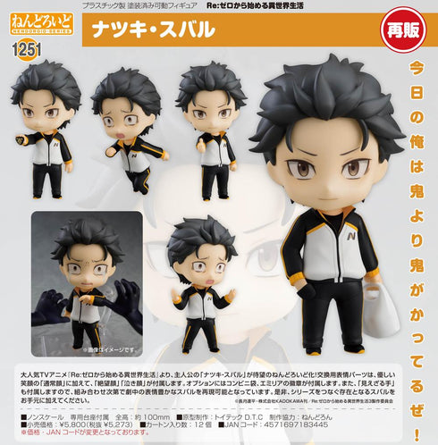 『Re:ゼロから始める異世界生活』ねんどろいど ナツキ・スバル【202505再販】