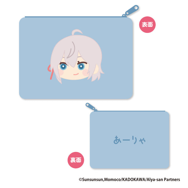 『時々ボソッとロシア語でデレる隣のアーリャさん』もふもふ フラットポーチ A アーリャ