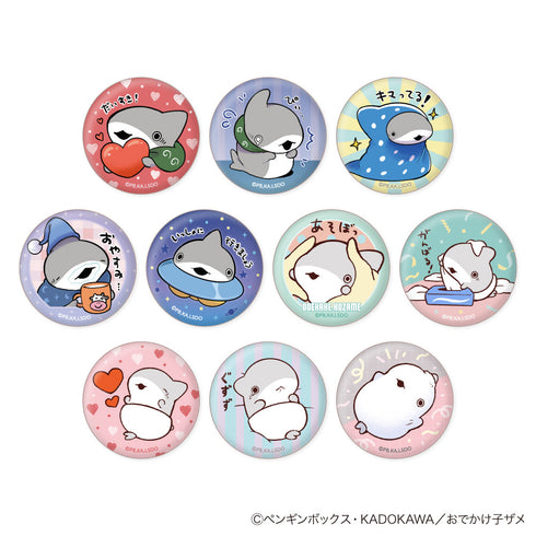 『おでかけ子ザメ』子ザメちゃん 顔コレ缶バッジ【BOX】