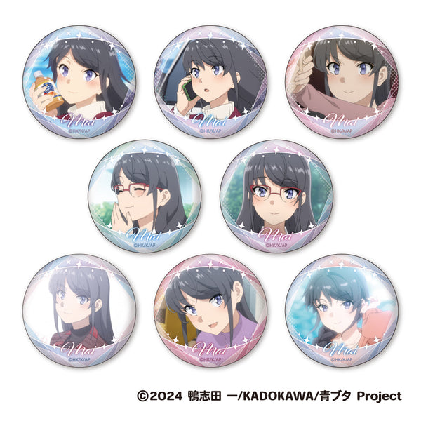 『青春ブタ野郎はサンタクロースの夢を見ない』麻衣 顔コレ缶バッジ【BOX】