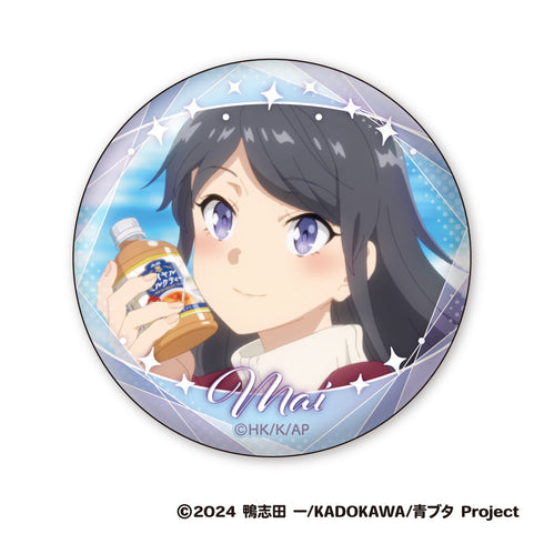 『青春ブタ野郎はサンタクロースの夢を見ない』麻衣 顔コレ缶バッジ【BOX】