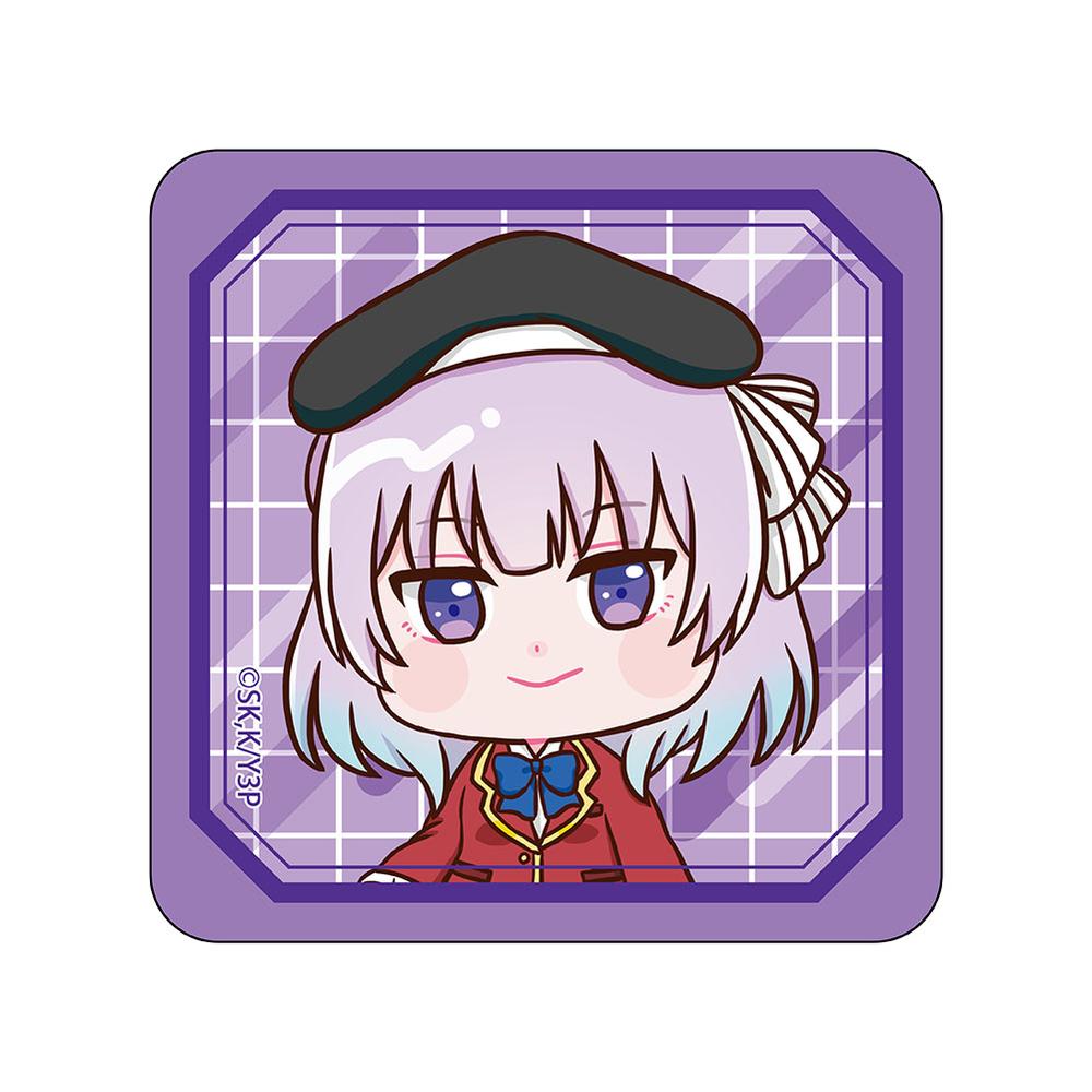 ようこそ実力至上主義の教室へ』スクエア缶バッジ 坂柳有栖【202502