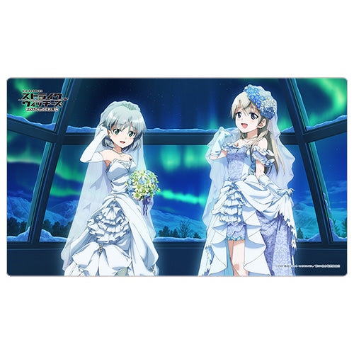 『第501統合戦闘航空団ストライクウィッチーズ ROAD to BERLIN』描き下ろしラバーマット サーニャ・V・リトヴャク&エイラ・イルマタル・ユーティライネン/ウエディング 笑顔ver