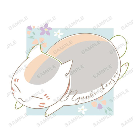 『夏目友人帳』ニャンコ先生 lette-graph Tシャツ 緑レディース【202602再販】