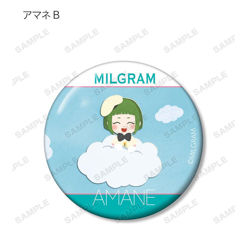 『MILGRAM -ミルグラム-』トレーディング MV 缶バッジ アマネ『おまじない』(単位/BOX)【202601再販】
