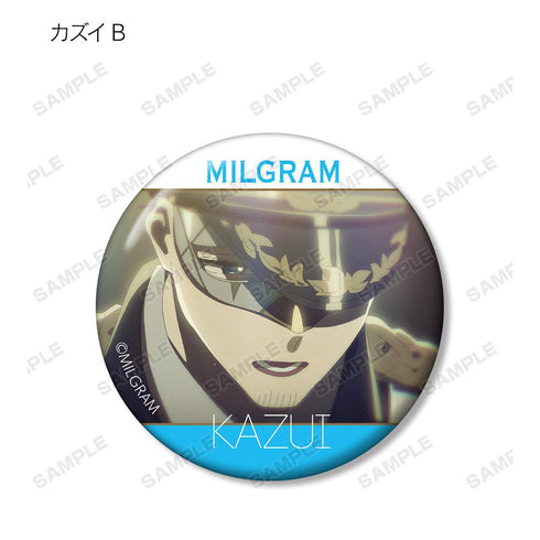 『MILGRAM -ミルグラム-』トレーディング MV 缶バッジ カズイ『half』(単位/BOX)【202601再販】