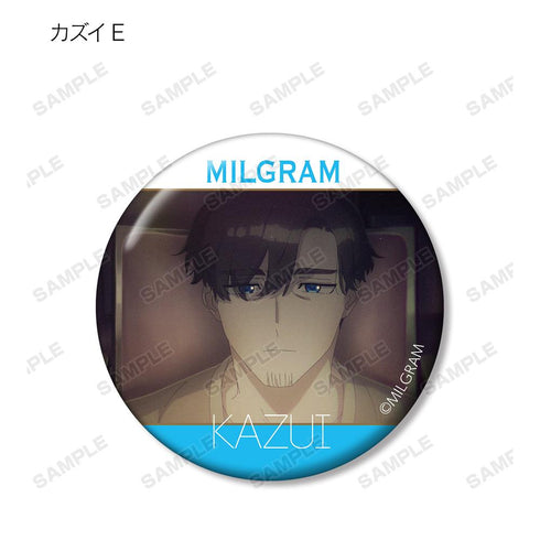 『MILGRAM -ミルグラム-』トレーディング MV 缶バッジ カズイ『half』(単位/BOX)【202601再販】