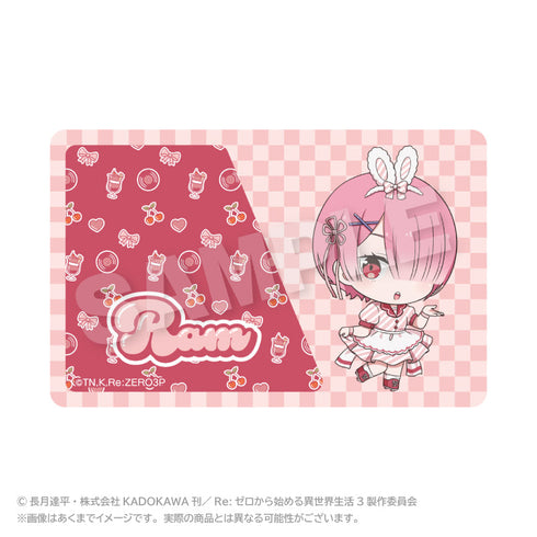 『Re:ゼロから始める異世界生活』ICカードステッカー(ミニダイナーVer.) ラム