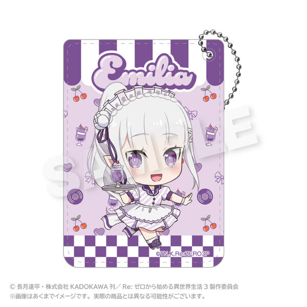 『Re:ゼロから始める異世界生活』PUレザーパスケース(ミニダイナーVer.) エミリア
