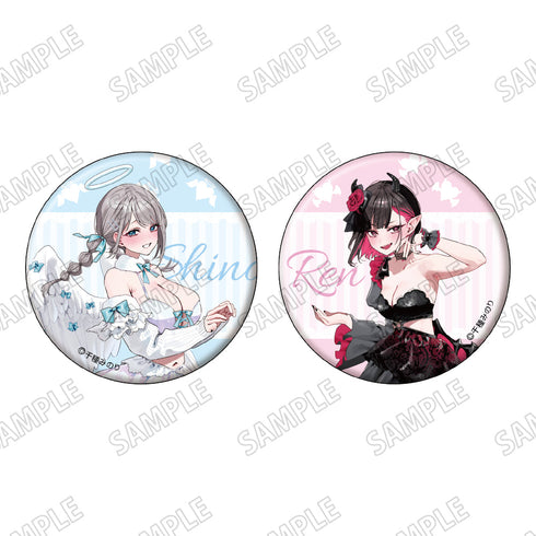 『千種みのり』描き下ろし缶バッジセット【天使&悪魔ver.】