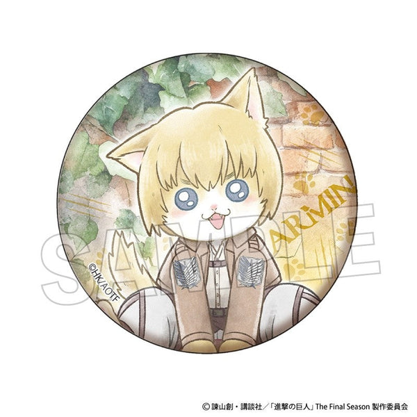 『進撃の巨人』調査兵にゃん 缶バッジ アルミン