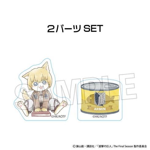 『進撃の巨人』調査兵にゃん 積み積みブロック ミニ アルミン