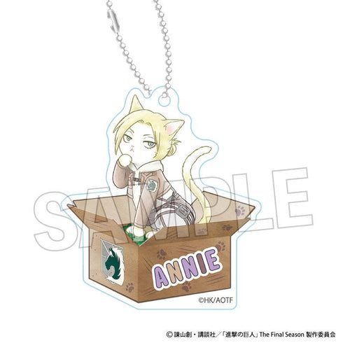 『進撃の巨人』憲兵にゃん おなまえキーホルダー アニ