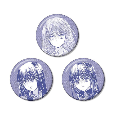 『しゅごキャラ!』藤咲 なぎひこ 原作コマグリッター缶バッジ3個セット【202601再販】