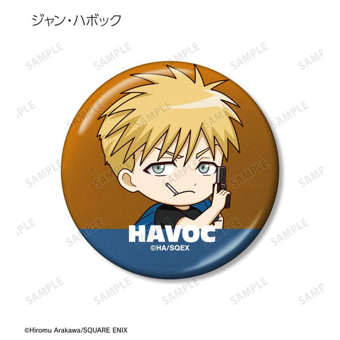 『鋼の錬金術師』トレーディング ちびキャラ メタリック缶バッジ(単位/BOX)