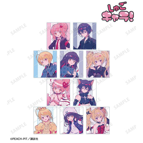 『しゅごキャラ!』夢ノ内さんイラスト 制服・キャラなりver. トレーディングアクリルカード(単位/BOX)【202601再販】